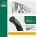 Jogo de Chaves Allen Longas e Curtas 25 Peças