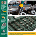 Jogo de Soquetes Sextavados e Bits de 1/4 Pol. com 60 Peças