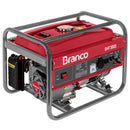 Gerador de Energia à Gasolina 7,0CV 3,5KW Monofásico 110/220V com AVR e Partida Manual - BRANCO